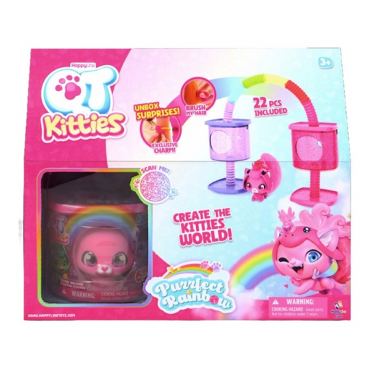 JUST TOYS QT KITTIES RAINBOW PLAYSET 450009