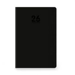 ΤΡΙΠΕΡΙΝΑΣ ΗΜΕΡΟΛΟΓΙΟ RODONIT ΗΜΕΡΗΣΙΟ ΜΕ ΛΑΣΤΙΧΟ 2026 ΜΑΥΡΟ 12Χ17 448315