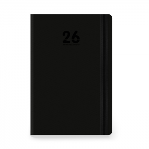 ΤΡΙΠΕΡΙΝΑΣ ΗΜΕΡΟΛΟΓΙΟ RODONIT ΗΜΕΡΗΣΙΟ ΜΕ ΛΑΣΤΙΧΟ 2026 ΜΑΥΡΟ 12Χ17 448315