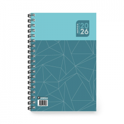 ΤΡΙΠΕΡΙΝΑΣ ΗΜΕΡΟΛΟΓΙΟ ΕΒΔΟΜΑΔΙΑΙΟ ΣΠΙΡΑΛ ΓΑΛΑΖΙΟ 17Χ25 2 ΕΤΩΝ 2026-2027 015231