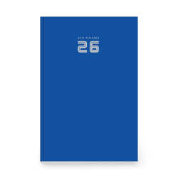 ΤΡΙΠΕΡΙΝΑΣ ΗΜΕΡΟΛΟΓΙΟ ΕΒΔΟΜΑΔΙΑΙΟ 2026 IVOIRY 14Χ21 ΜΠΛΕ ΣΚΟΥΡΟ 897480