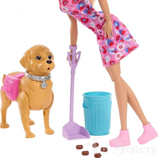 MATTEL BARBIE WALK POTTY PUPPY CLEAN UP AND DOG JJB46 MATTEL BARBIE WALK POTTY PUPPY CLEAN UP AND DOG JJB46