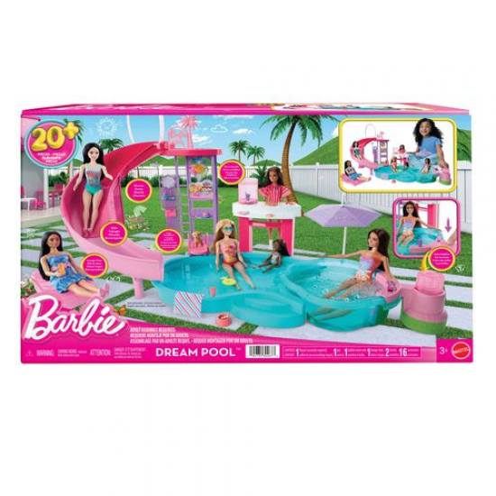 MATTEL BARBIE ΟΝΕΙΡΕΜΕΝΗ ΠΙΣΙΝΑ JFP01 MATTEL BARBIE ΟΝΕΙΡΕΜΕΝΗ ΠΙΣΙΝΑ JFP01