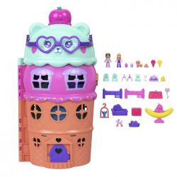 MATTEL POLLY MINI ΣΕΤ ΠΑΙΧΝΙΔΙΟΥ - ΣΠΙΤΑΚΙ ΠΑΓΩΤΟ JFT91