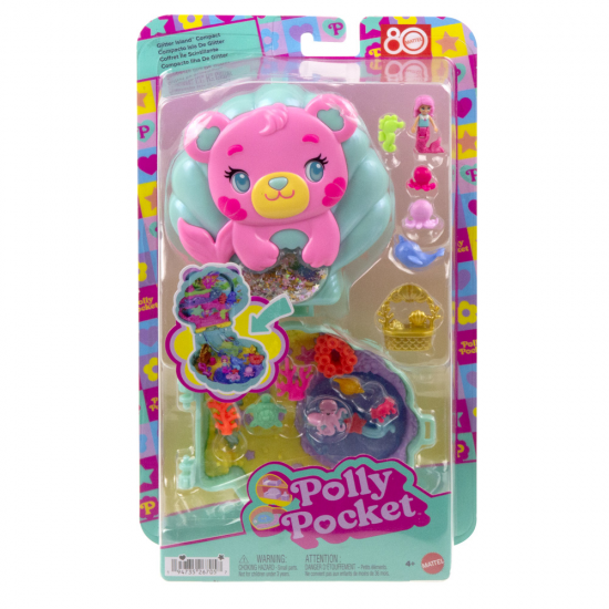MATTEL POLLY POCKET MINI - Ο ΚΟΣΜΟΣ ΤΗΣ POLLY ΣΕΤΑΚΙΑ GLITTER ISLAND COMPACT JFG56 / JCB16 MATTEL POLLY POCKET MINI - Ο ΚΟΣΜΟΣ ΤΗΣ POLLY ΣΕΤΑΚΙΑ GLITTER ISLAND COMPACT JFG56 / JCB16
