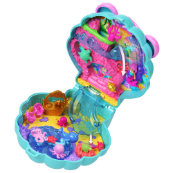 MATTEL POLLY POCKET MINI - Ο ΚΟΣΜΟΣ ΤΗΣ POLLY ΣΕΤΑΚΙΑ GLITTER ISLAND COMPACT JFG56 / JCB16