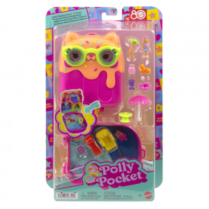 MATTEL POLLY POCKET MINI - Ο ΚΟΣΜΟΣ ΤΗΣ POLLY ΣΕΤΑΚΙΑ KITTY POPSICLE RESORT COMPACT JFG56 / JCB17