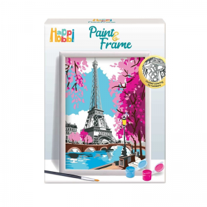 HAPPIHOBBI PAINT AND FRAME ΖΩΓΡΑΦΙΖΩ ΜΕ ΑΡΙΘΜΟΥΣ SPRING PARIS 1038-41022