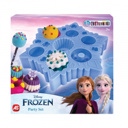 AS COMPANY ΠΛΑΣΤΕΛΙΝΗ DISNEY FROZEN ΠΑΡΤΥ ΜΕ 5 ΒΑΖΑΚΙΑ 250ΓΡ 1045-03619