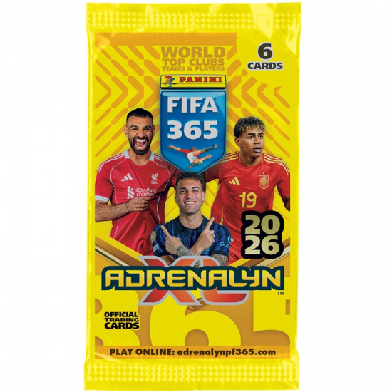 PANINI FIFA 365 2026 ADRENALYN ΦΑΚΕΛΑΚΙ ΜΕ 6 ΚΑΡΤΕΣ 113605