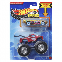 MATTEL HOT WHEELS METAL MONSTER TRUCK - RAMBLIN' WRECKER GRH81 / JCG35 MATTEL HOT WHEELS METAL MONSTER TRUCK - RAMBLIN' WRECKER GRH81 / JCG35