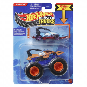 MATTEL HOT WHEELS METAL MONSTER TRUCK - SCORPEDO GRH81 / JCG39