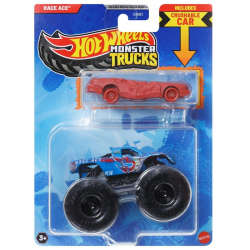 MATTEL HOT WHEELS METAL MONSTER TRUCK - RACE ACE GRH81 / JCG42 MATTEL HOT WHEELS METAL MONSTER TRUCK - RACE ACE GRH81 / JCG42