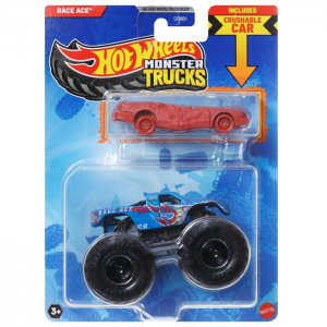 MATTEL HOT WHEELS METAL MONSTER TRUCK - RACE ACE GRH81 / JCG42