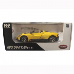 JUST TOYS ΑΥΤΟΚΙΝΗΤΟ ΚΙΤΡΙΝΟ BUGGATI MISTRAL 8532