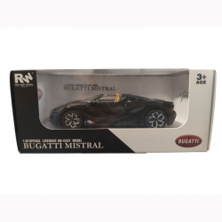 JUST TOYS ΑΥΤΟΚΙΝΗΤΟ ΜΑΥΡΟ BUGGATI MISTRAL 8532