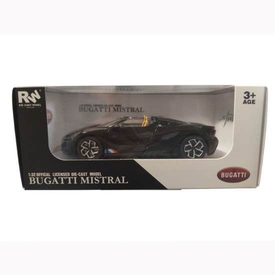 JUST TOYS ΑΥΤΟΚΙΝΗΤΟ ΜΑΥΡΟ BUGGATI MISTRAL 8532 JUST TOYS ΑΥΤΟΚΙΝΗΤΟ ΜΑΥΡΟ BUGGATI MISTRAL 8532