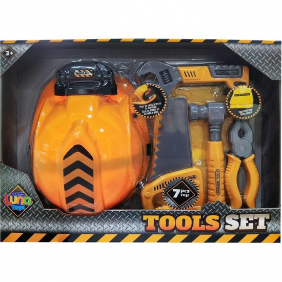 LUNA ΣΕΤ ΕΡΓΑΛΕΙΑ 7 ΤΕΜ. ΜΕ ΦΩΣ 41Χ6Χ36ΕΚ. 622717 LUNA ΣΕΤ ΕΡΓΑΛΕΙΑ 7 ΤΕΜ. ΜΕ ΦΩΣ 41Χ6Χ36ΕΚ. 622717