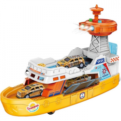 LUNA FRICTION ΠΛΟΙΟ ΚΙΤΡΙΝΟ ΜΕ 3 ΑΥΤΟΚΙΝΗΤΑ ΜΕ ΦΩΣ ΚΑΙ ΗΧΟ 623107