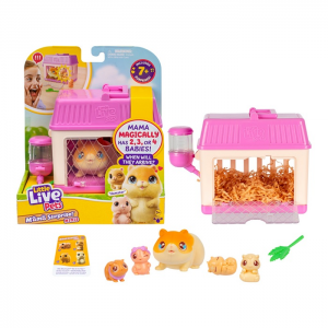 GIOCHI PREZIOSI LITTLE LIVE PETS MAMA SURPRISE MINIS ΜΑΜΑ ΚΟΥΝΕΛΑΚΙ ΡΟΖ ΣΠΙΤΑΚΙΑ LP304000