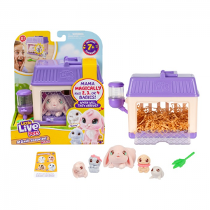 GIOCHI PREZIOSI LITTLE LIVE PETS MAMA SURPRISE MINIS ΜΑΜΑ ΧΑΜΣΤΕΡ ΜΩΒ ΣΠΙΤΑΚΙΑ LP304000