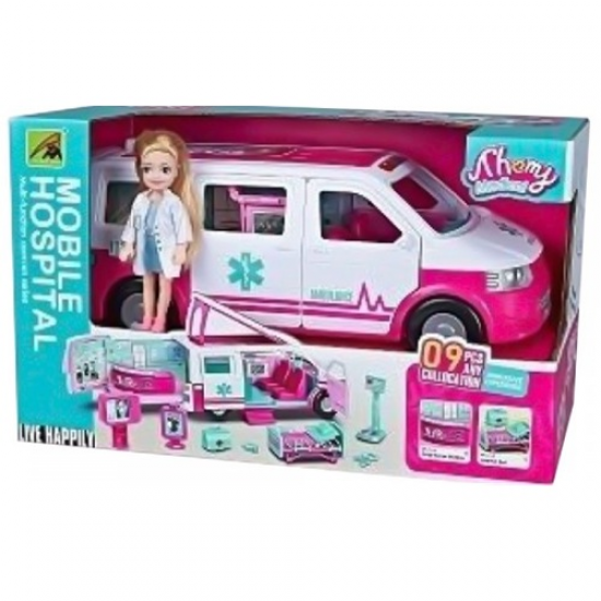 MARTIN TOYS ΣΕΤ ΚΟΥΚΛΑ ΓΙΑΤΡΟΣ ΜΕ ΑΣΘΕΝΟΦΟΡΟ 9045-4 MARTIN TOYS ΣΕΤ ΚΟΥΚΛΑ ΓΙΑΤΡΟΣ ΜΕ ΑΣΘΕΝΟΦΟΡΟ 9045-4