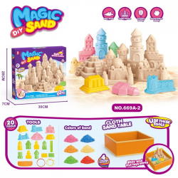 MARTIN TOYS ΜΑΓΙΚΗ ΧΡΩΜΑΤΙΣΤΗ ΑΜΜΟΣ ΜΕ ΚΑΛΟΥΠΙΑ ΓΙΑ ΚΑΤΑΣΚΕΥΗ ΚΑΣΤΡΟΥ 669Α-2