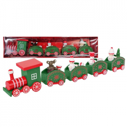 ΧΡΙΣΤΟΥΓΕΝΝΙΑΤΙΚΟ ΞΥΛΙΝΟ ΤΡΕΝΑΚΙ 25Χ5,5CM 93-3590