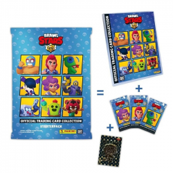 PANINI BRAWL STARS STARTER PACK ΑΛΜΠΟΥΜ ΜΕ 2 ΦΑΚΕΛΑΚΙΑ ΚΑΙ 1 LIMITED EDITION CARD 113984