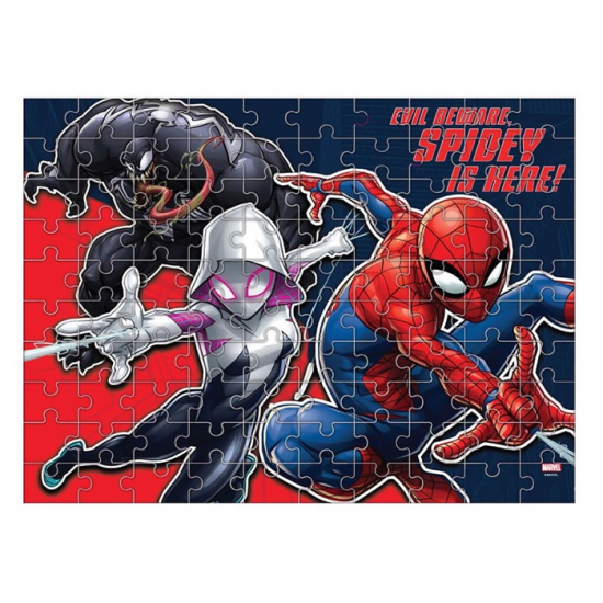 LUNA PUZZLE ΧΡΩΜΑΤΙΣΜΟΥ 2 ΟΨΕΩΝ SPIDERMAN GLOW IN THE DARK 100ΤΕΜ. 48Χ34ΕΚ. 508707