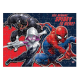 LUNA PUZZLE ΧΡΩΜΑΤΙΣΜΟΥ 2 ΟΨΕΩΝ SPIDERMAN GLOW IN THE DARK 100ΤΕΜ. 48Χ34ΕΚ. 508707