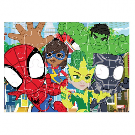 LUNA PUZZLE 4 ΣΕ 1 SPIDEY AND HIS AMAZING FRIENDS 12/15/20/24 ΤΕΜ. 28Χ6Χ27,5ΕΚ. 508708