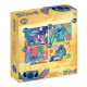 LUNA PUZZLE 4 ΣΕ 1 DISNEY STITCH 12/15/20/24 ΤΕΜ. 28Χ6Χ27,5ΕΚ. 565649