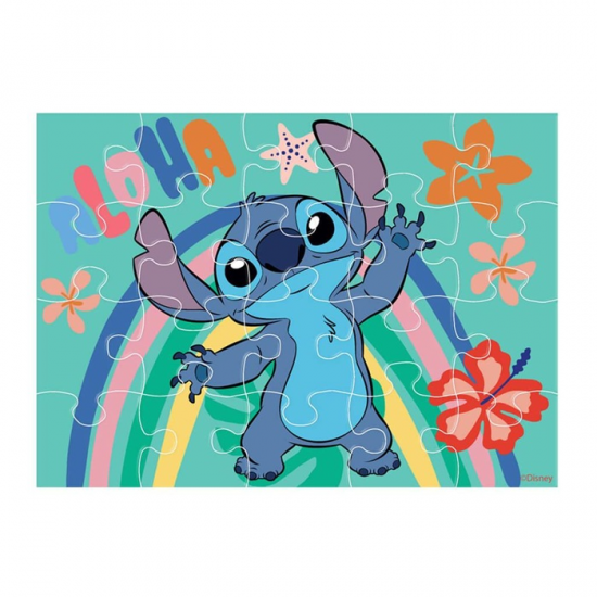 LUNA PUZZLE 4 ΣΕ 1 DISNEY STITCH 12/15/20/24 ΤΕΜ. 28Χ6Χ27,5ΕΚ. 565649
