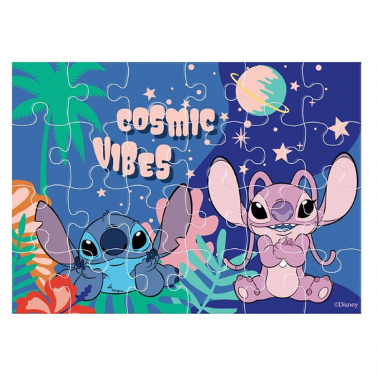 LUNA PUZZLE 4 ΣΕ 1 DISNEY STITCH 12/15/20/24 ΤΕΜ. 28Χ6Χ27,5ΕΚ. 565649