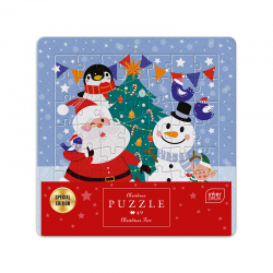 INTERDRUK PUZZLE 49 ΤΕΜ. XMAS FRAME CHRISTMAS TREE 376312