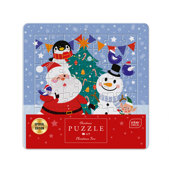 INTERDRUK PUZZLE 49 ΤΕΜ. XMAS FRAME CHRISTMAS TREE 376312