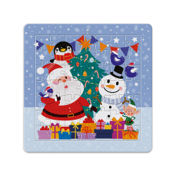INTERDRUK PUZZLE 49 ΤΕΜ. XMAS FRAME CHRISTMAS TREE 376312