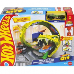 MATTEL HOT WHEELS ΠΙΣΤΑ ΜΕ ΘΗΡΙΑ - SANKE SPIRAL ATTACK HDR29 / JBM63