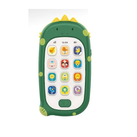 MARTIN TOYS ΤΗΛΕΦΩΝΑΚΙ ΠΡΑΣΙΝΟ ΜΠΕΜΠΕ ΣΕ ΣΧΗΜΑ ΖΩΑΚΙ ΜΕ ΗΧΟΥΣ 19X12ΕΚ. HE0536