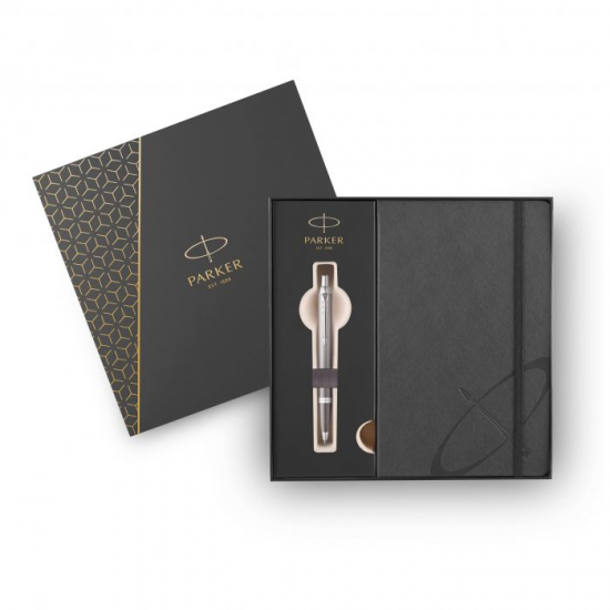 PARKER Ι.Μ. RITUALS T.GREY BALLPEN AND NOTEBOOK 721572