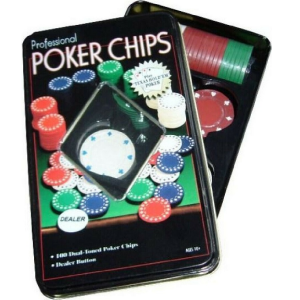 ΣΕΤ ΜΑΡΚΕΣ POKER ΜΕΤΑΛΛΙΚΟ ΚΟΥΤΙ 100ΤΕΜ