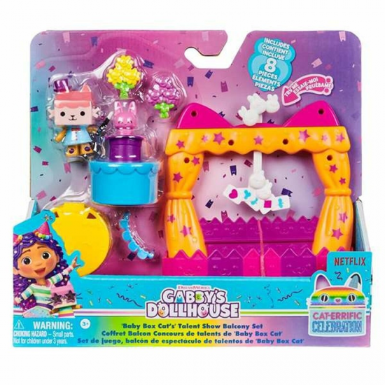 SPIN MASTER GABBY'S DOLLHOUSE BABY BOX CAT'S TALENT SHOW BALCONY 6069729 / 20146521