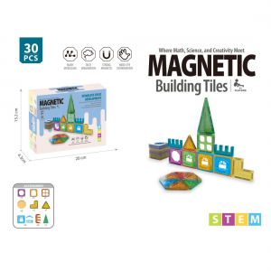 ΕΚΠΑΙΔΕΥΤΙΚΟ ΚΑΤΑΣΚΕΥΑΣΤΙΚΟ ΠΑΙΧΝΙΔΙ ΜΕ ΜΑΓΝΗΤΙΚΑ ΤΟΥΒΛΑΚΙΑ 30ΤΕΜ. M012