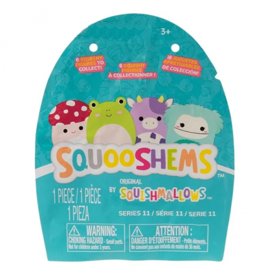 SQUISHMALLOWS SQUOOSHEMS ΣΑΚΟΥΛΑΚΙ ΜΕ ΖΟΥΛΗΧΤΗ ΦΙΓΟΥΡΑ VIP SQUAD 6ΕΚ. ΔΙΑΦΟΡΑ ΣΧΕΔΙΑ