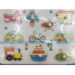 MARTIN TOYS ΞΥΛΙΝΑ ΠΑΖΛ ΣΦΗΝΩΜΑΤΑ ΜΕ ΜΕΤΑΦΟΡΙΚΑ ΜΕΣΑ 30X23 ΕΚ. RT-12