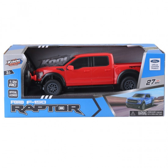 KOOL SPEED ΤΗΛΕΚΑΤΕΥΘΥΝΟΜΕΝΟ ΑΥΤΟΚΙΝΗΤΟ 1:24 FORD F-150 RAPTOR ΚΟΚΚΙΝΟ 10677