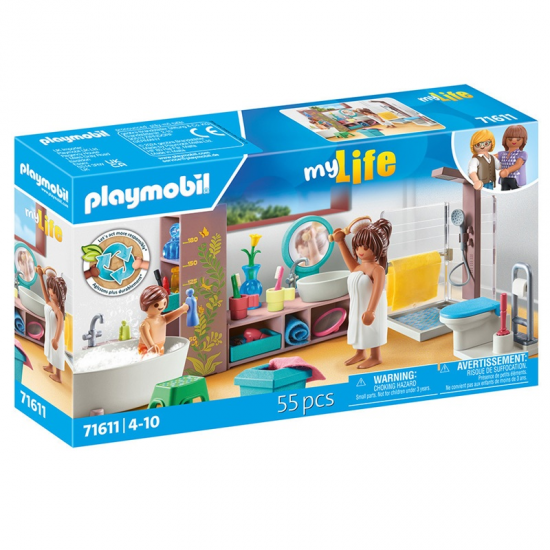 PLAYMOBIL MY LIFE - ΜΟΝΤΕΡΝΟ ΣΠΙΤΙ ΜΟΝΤΕΡΝΟ ΜΠΑΝΙΟ 71611