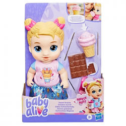 HASBRO BABY ALIVE ΚΟΥΚΛΑ ΜΩΡΟ SWEET SNACKS HURPER HUGS G1449 / G0943