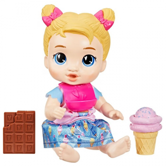 HASBRO BABY ALIVE ΚΟΥΚΛΑ ΜΩΡΟ SWEET SNACKS HURPER HUGS G1449 / G0943